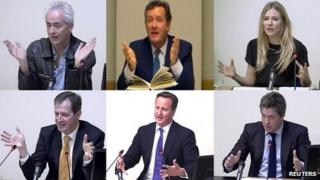 Witnesses at Leveson