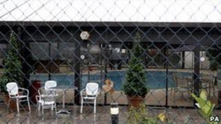 The pool at Talacre was closed on Sunday