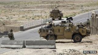 British troops in Afghanistan
