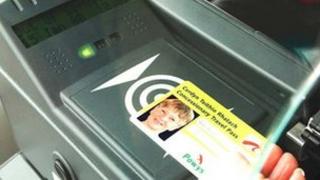 Card reader and bus pass