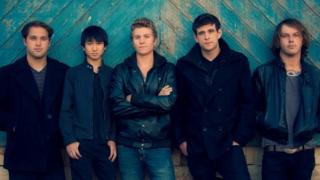 US boy band One Direction who have changed their name to Unchartered Shores