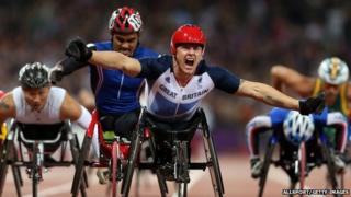 Paralympic wheelchair racing star David Weir