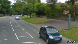 Speed camera in Dursley