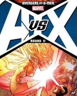 Cover shot of Avengers vs X-Men