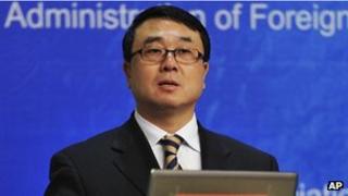 File photo of Wang Lijun, former Chongqing police chief, on 16 October, 2011