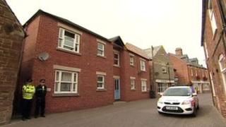Police in Gaol Street, Oakham