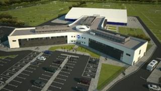 Artists' impression of training centre