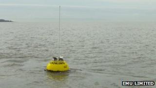 The buoy was stationed off Weston-super-Mare