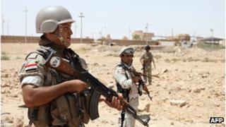 Iraqi soldiers (archive image)