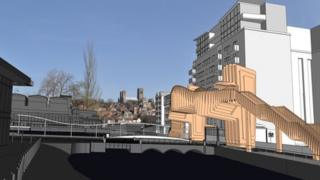 Proposed bridge