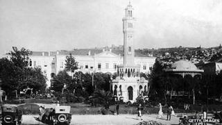 Government buildings in Izmir (then Smyrna) circa 1920