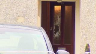 scene of attack in Coleraine