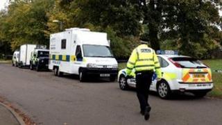 Police at scene