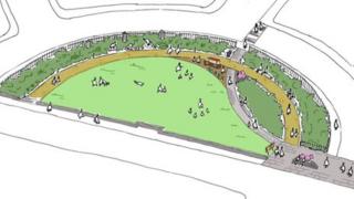 An artist's impression of how Boscombe Crescent will look