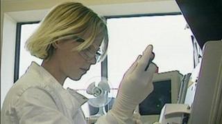 Scientist in lab