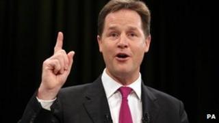Nick Clegg, Lib Dem leader