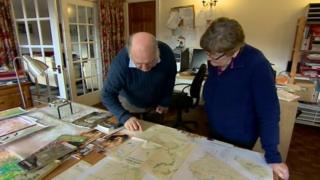 The Watsons ended up mapping Kenyan wildlife parks after getting lost in the Masai Mara reserve