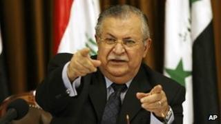 President Jalal Talabani in 2007