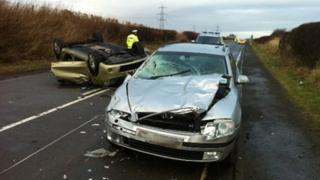 A68 crash