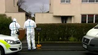 Fire scene Rishton