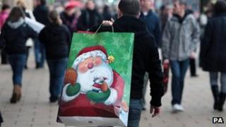 Christmas shopper