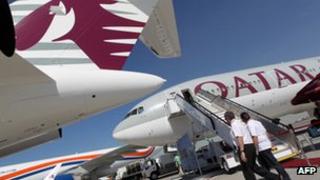 Qatar Airways aircraft