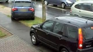 Cars driving on pavement