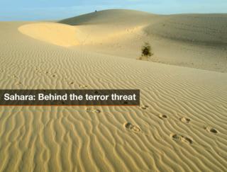 Sand dunes, title behind the terror threat