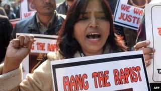 Anti-rape protest in Delhi