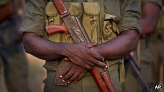 Soldier from DR Congo (file image)