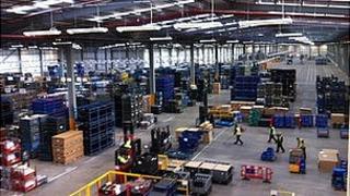 Inside the Vantec warehouse