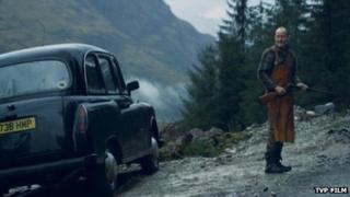 The new film is set in the present day with Sawney Bean as a black-cab driver
