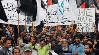 March against Taliban in Karachi - 2009