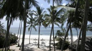 A sandy beach in Mombasa (Archive shot)