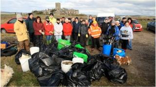 Beach clean