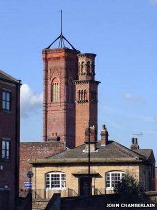 Two of the towers in Holbeck