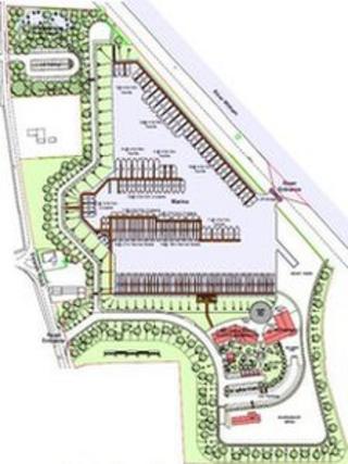 Gosling Marina plan
