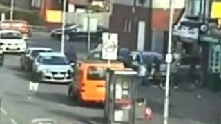 CCTV of attack