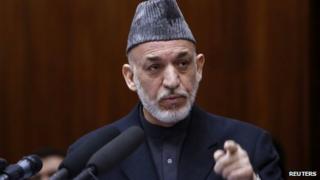 Afghan President Hamid Karzai. Photo: March 2013