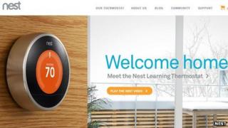 Nest webpage