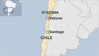 Map of Chile