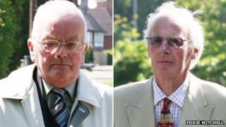 Father Keith Wilkie Denford and Michael Mytton