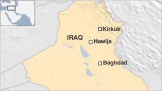 Map of Iraq