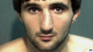 Police mugshot of Ibragim Todashev after his arrest on suspicion of assault on 4 May 2013