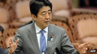 File photo: Shinzo Abe