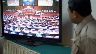 Watching national assembly in parliament
