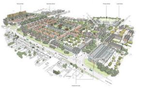 Artist's impression of Elms Park