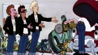Opening credits of Grease