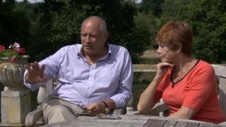Eddie Shah and his wife Jennifer