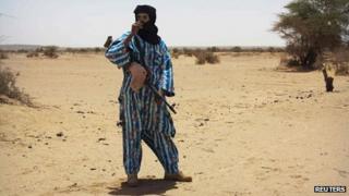 Rebel fighter in Kidal (June 2013)